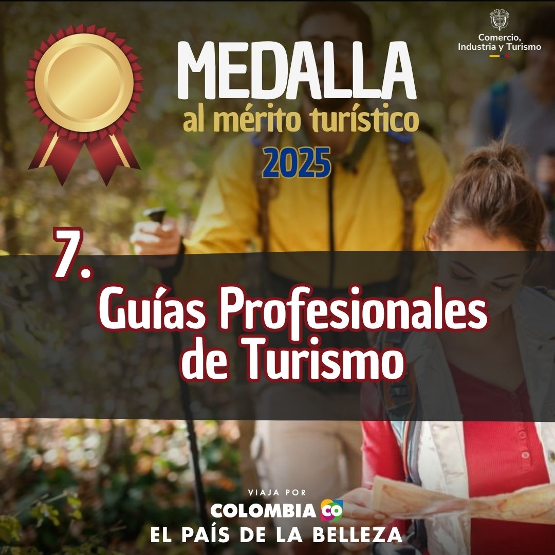 Medalla Guías Profesionales de Turismo